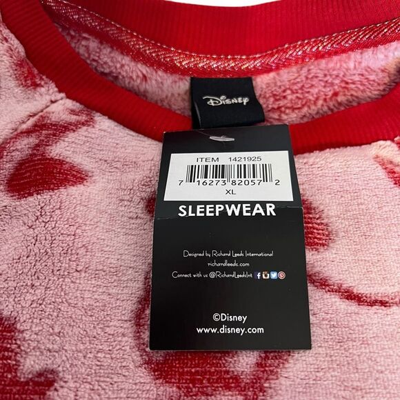 Disney Women's Red Mickey Mouse Pajama Set - Picture 2 of 10